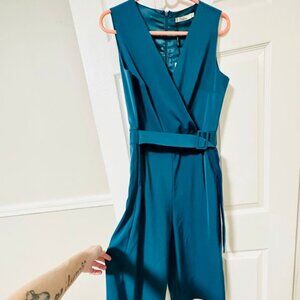 Women's Teal Darling Jumpsuit Size 8 US